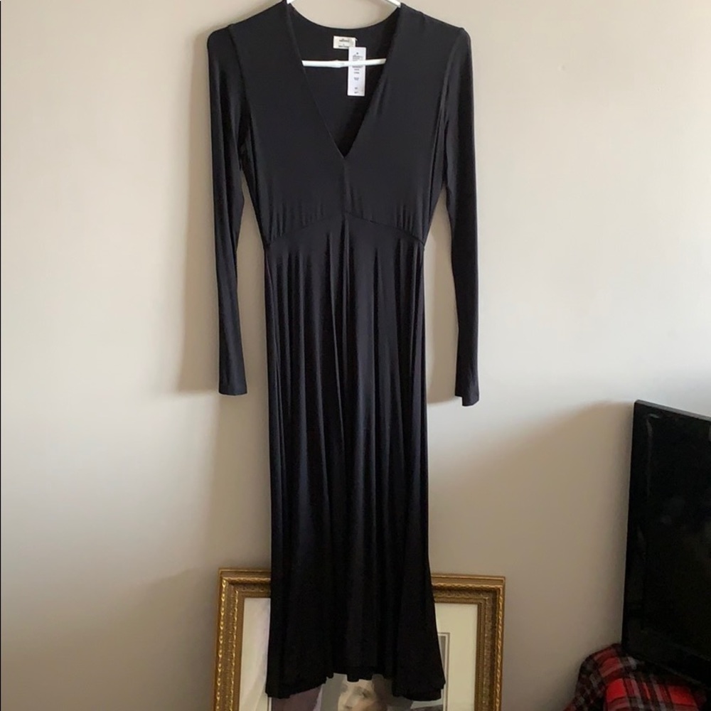 Aritzia long black dress